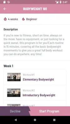 Ladydoc Fit android App screenshot 2